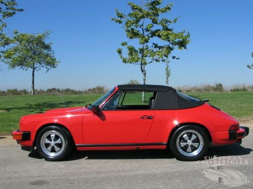 1986 porsche 911 carrera cabriolet