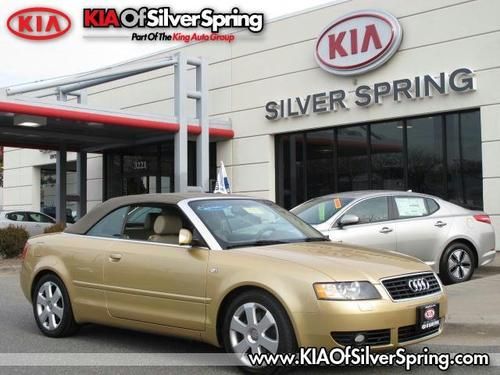 2004 audi a4 quattro cabriolet convertible 2-door 3.0l