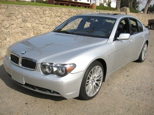 2005 760i v12 439 h.p. low miles sunroof heated seats sport pkg. calif.