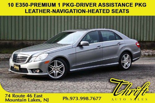 10 e350-premium 1 pkg-driver assistance pkg-leather-navigation-heated seats