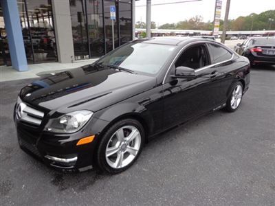 2013 mercedes-benz c-class c250 coupe / black with ash