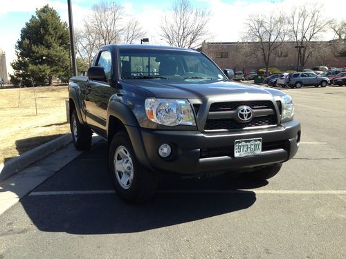 2011 tacoma, 2.7l dohc efi 16-valve i4, 4wd, extras!