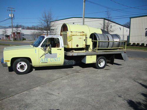 1989 chevy cheyenne 3500 flatbed w/smoke blaster