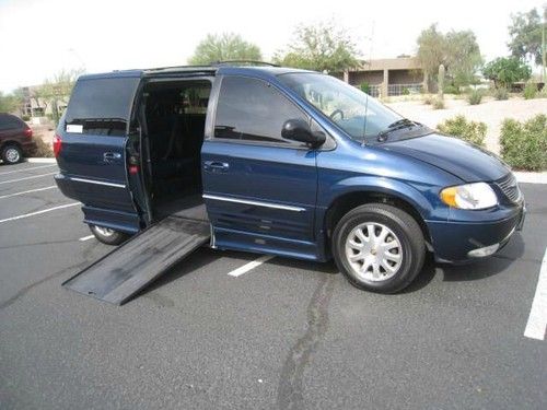 2002 chrysler town and country lx-i wheelchair handicap wheel chair mobility van