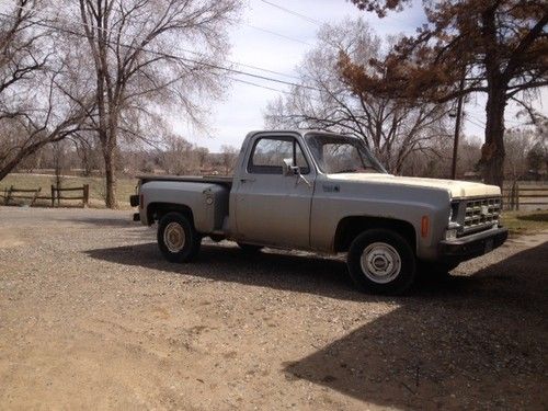 1977 chevrolet short bed, stepside, 1/2 ton