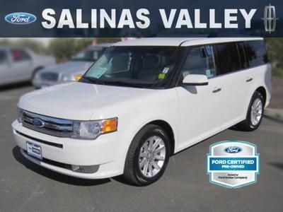 Ford certified pre owned 2012 ford flex sel 3.5l v6 automatic tan leather sync