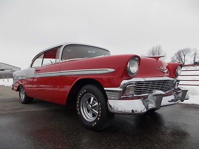 1956 chevrolet bel air 2 dr hardtop 350 at, ps, disc brakes