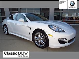 12 porsche panamera - carrera white/luxor beige -super clean