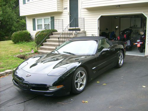 Black convertible excellent condition low miles