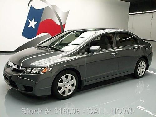 2010 honda civic lx sedan auotmatic cruise control 18k! texas direct auto