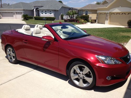 2010 lexus is250 c convertible 2-door 2.5l