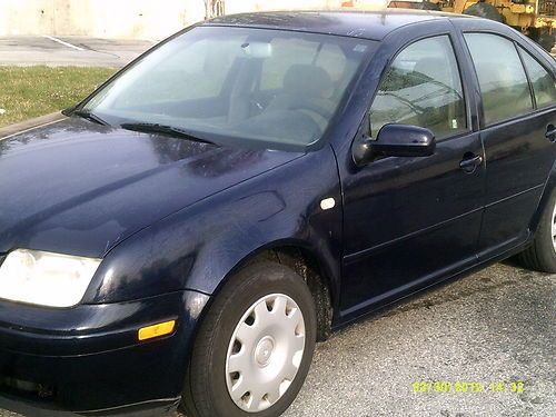 2000 volkswagen jetta 5spd 110,000 original miles "no reserve"