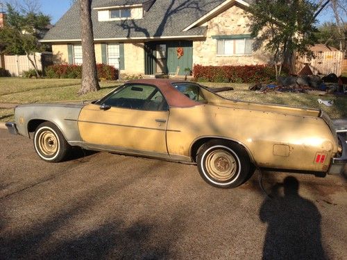 1973 el camino "special" 73 extra parts 350 oldsmobile rocket engine