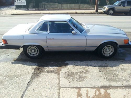 1975 mercedes 450sl convertible with hard top