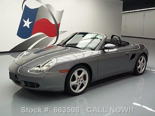 2002 porsche boxster s roadster 6-speed leather 52k mi texas direct auto