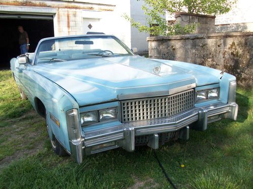 1975 cadillac eldorado base convertible 2-door 8.2l