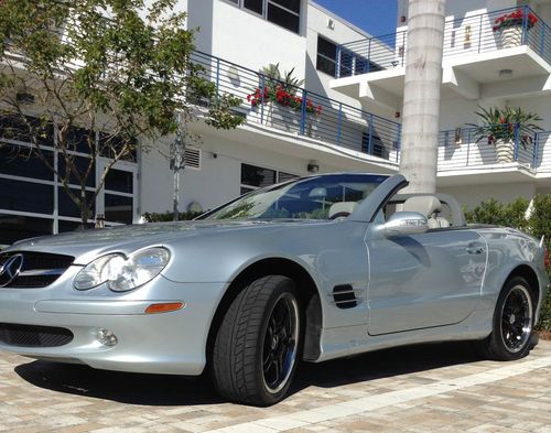 2003 mercedes-benz sl500 *low miles**black rims*