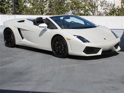 2010 lp560-4 spyder ballon white pearl