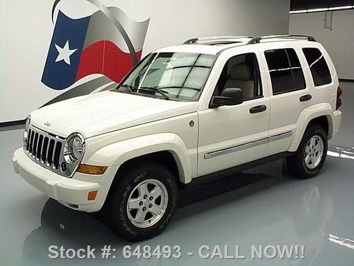 2005 jeep liberty ltd 4x4 diesel sunroof leather 60k mi texas direct auto