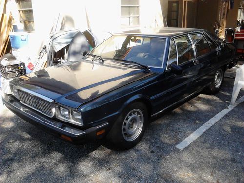 Maserati quattroporte 1984 for parts or restoration