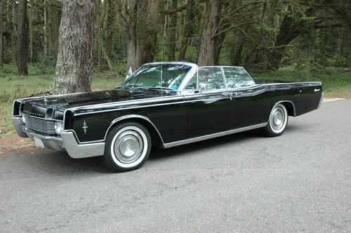 1966 lincoln continental convertible with suicide doors no reserve! sf bay area