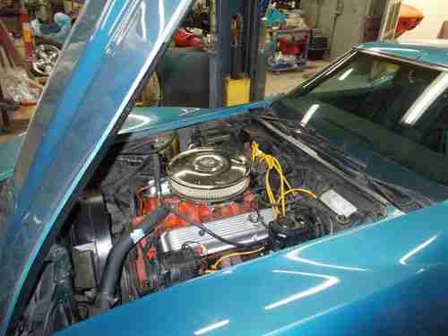 1973 Corvette Sport Coupe Medium Blue, image 10