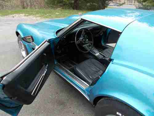 1973 Corvette Sport Coupe Medium Blue, image 18