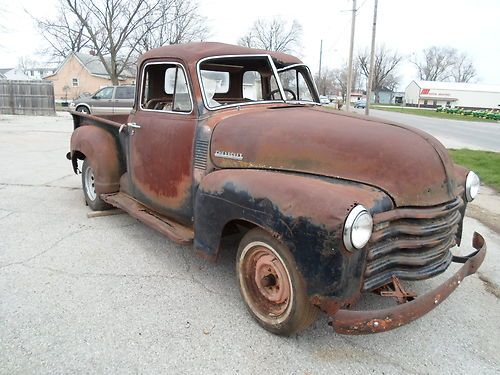 51 chevy 5 window short bed no reserve