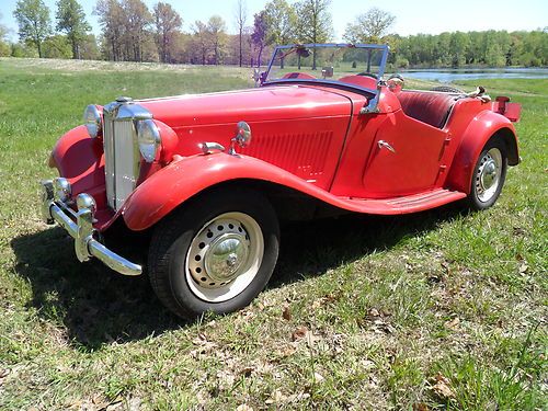 Mg t series td 1952, original 1250 cc engine