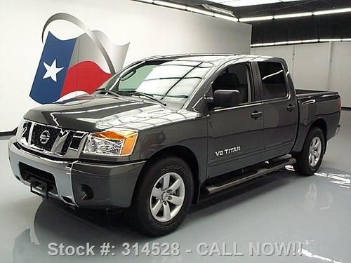 2008 nissan titan se crew 5.6l v8 side steps only 3k mi texas direct auto