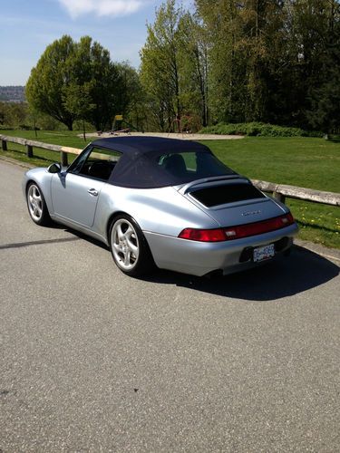 1997 porsche 911 carrera 4 cabriolet 993 - all wheel drive turbo twists- rare