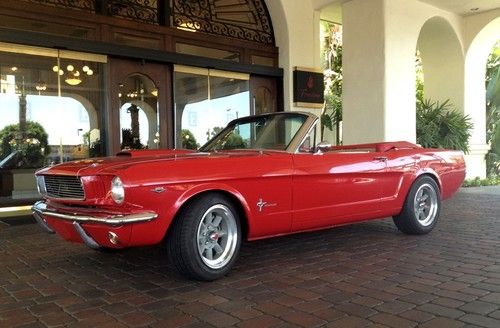 Ford mustang 1966convertible --gt 350 resto mod-