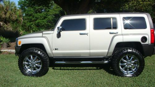 2006 hummer h3, show or go, luxury w/all options, 4 wd, 6" lift, 22" chrome rims