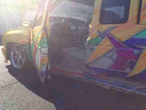 1991 Nissan Bagged Custom Show Truck, image 8