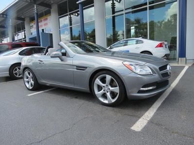 2012 mercedes-benz slk350 panorama sunroof/premium 1 package/power hardtop