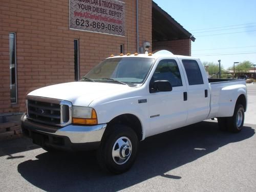 2000 ford f350 crew cab  7.3l power stroke diesel 6 speed 4x4 dually 127k miles