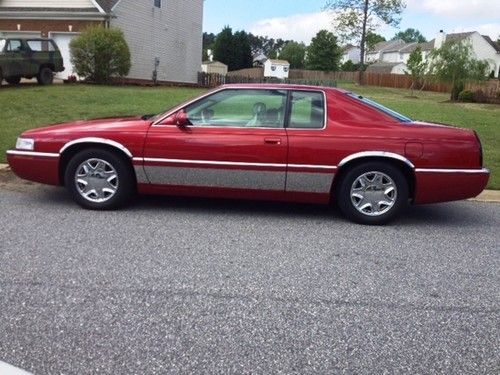 2002 cadillac eldorado, red metallic, unique chrome, limited edition