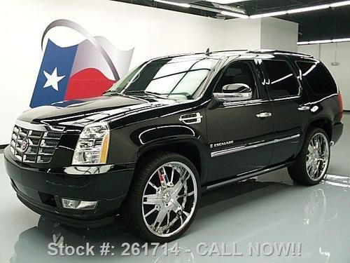 2009 cadillac escalade awd sunroof nav dvd 26" wheels!! texas direct auto