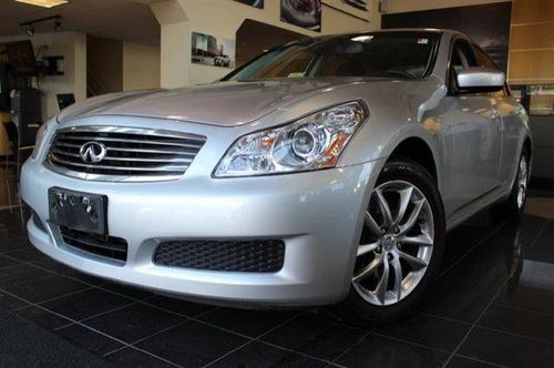 2009 infiniti g37 sedan navigation all wheel drive one owner leather