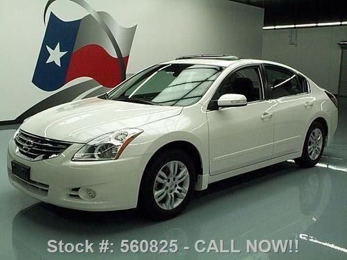 2012 nissan altima 2.5 sl sedan sunroof htd leather 8k texas direct auto