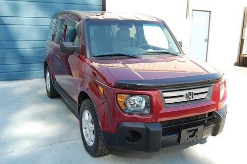 Warranty 2007 honda element ex fwd alloy 27 mpg free carfax 07 suv