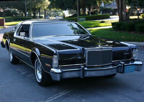 Rarest most desired  -1976 lincoln mark iv  black diamond coupe - 29k orig mi