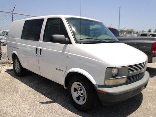 02 chevy astro only 56k miles cargo work van 1 owner very clean small mini 4.3l