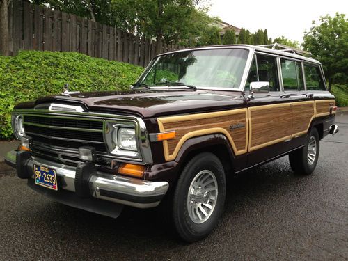 Rare 1991jeep wagoneer final edition low miles no reserve