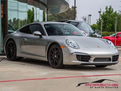 2012 porsche 911 carrera s coupe 991 cpo nav pdk silver metallic sport exhaust