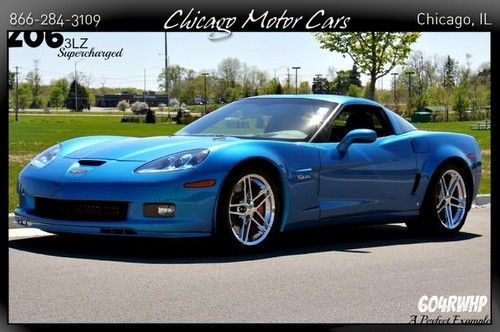 2009 chevrolet corvette z06 supercharged 3lz navi chromes over 600 horsepower!!!