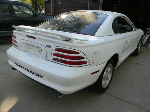 1995 ford mustang gts  5.0l 5 speed - easy project or parts - no reserve