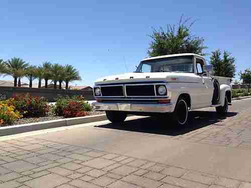 NO RESERVE 1970 Ford F100 Step Side Pickup Truck - Fresh interior - Patina style, image 2