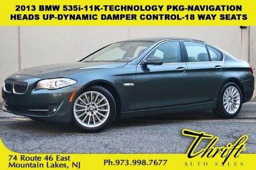 2013 bmw 535-11k-technology pkg-nav-heads up-dynamic damper control-18 way seats