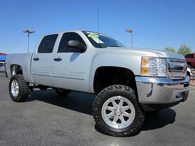 2012 chevrolet silverado chevy 1500 crew cab lt 4x4 lifted truck~low miles~nice!